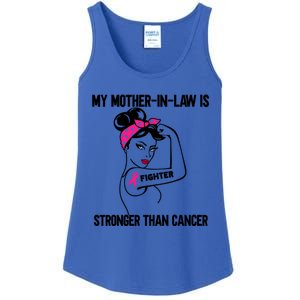 My MotherInLaw Is Stronger Than Cancer Breast Cancer Great Gift Ladies Essential Tank