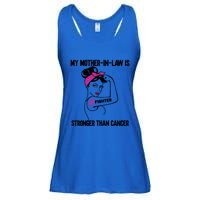 My MotherInLaw Is Stronger Than Cancer Breast Cancer Great Gift Ladies Essential Flowy Tank