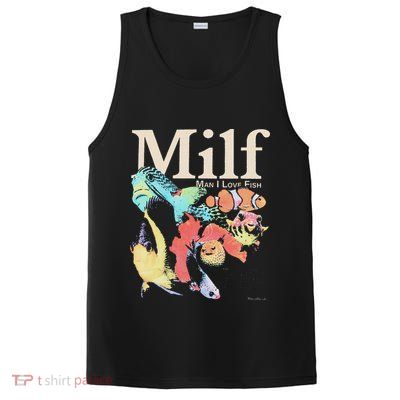 Milf Man I Love Fish PosiCharge Competitor Tank