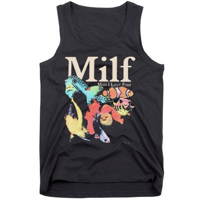 Milf Man I Love Fish Tank Top