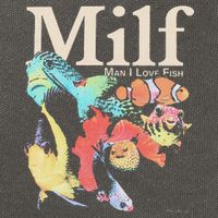Milf Man I Love Fish Cotton Canvas Backpack