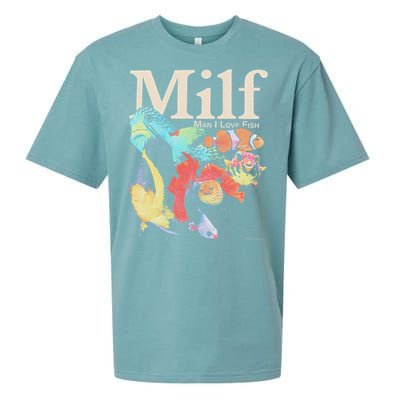 Milf Man I Love Fish Sueded Cloud Jersey T-Shirt