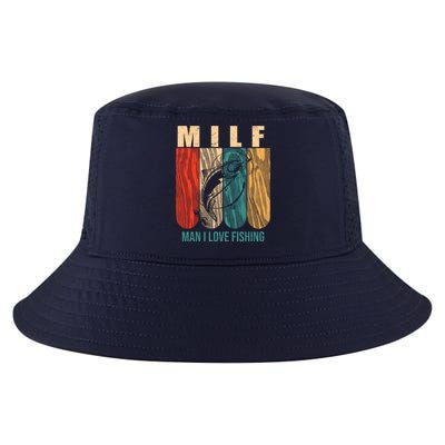 Milf Man I Love Fishing Vintage Cool Comfort Performance Bucket Hat