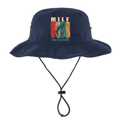 Milf Man I Love Fishing Vintage Legacy Cool Fit Booney Bucket Hat