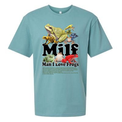 Milf Man I Love Frogs Sueded Cloud Jersey T-Shirt