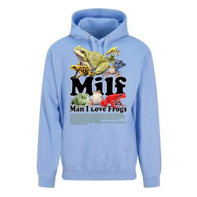 Milf Man I Love Frogs Unisex Surf Hoodie