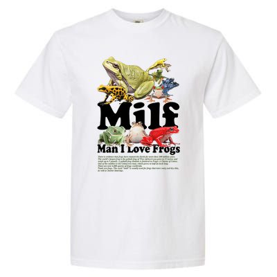 Milf Man I Love Frogs Garment-Dyed Heavyweight T-Shirt