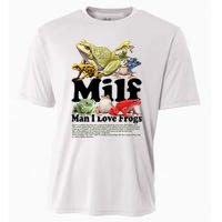 Milf Man I Love Frogs Cooling Performance Crew T-Shirt