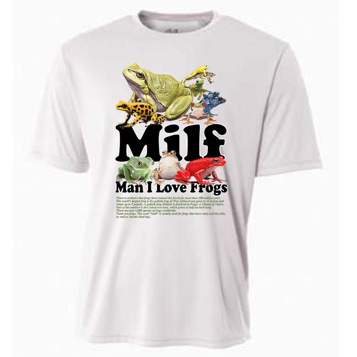 Milf Man I Love Frogs Cooling Performance Crew T-Shirt