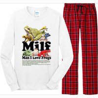 Milf Man I Love Frogs Long Sleeve Pajama Set