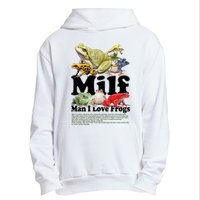 Milf Man I Love Frogs Urban Pullover Hoodie