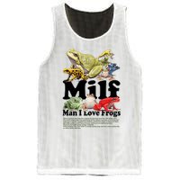 Milf Man I Love Frogs Mesh Reversible Basketball Jersey Tank