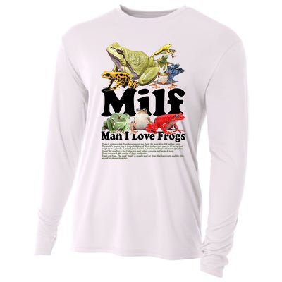 Milf Man I Love Frogs Cooling Performance Long Sleeve Crew