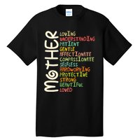 MOTHER Meaning I Love Mom Mothers Day Tall T-Shirt