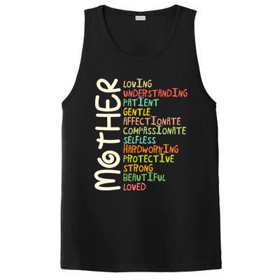 MOTHER Meaning I Love Mom Mothers Day PosiCharge Competitor Tank