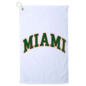 Miami Platinum Collection Golf Towel