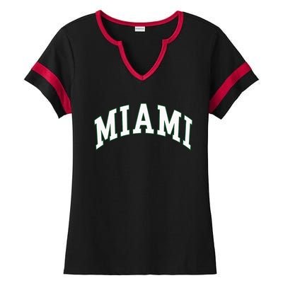 Miami Ladies Halftime Notch Neck Tee