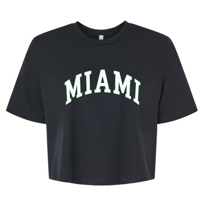 Miami Bella+Canvas Jersey Crop Tee