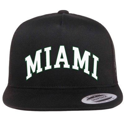 Miami Flat Bill Trucker Hat