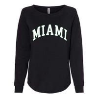 Miami Womens California Wash Sweatshirt