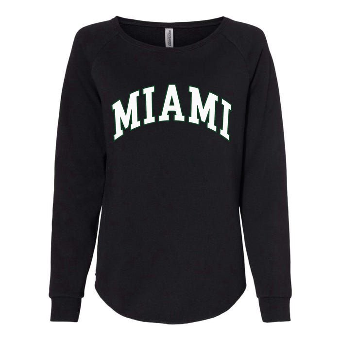 Miami Womens California Wash Sweatshirt