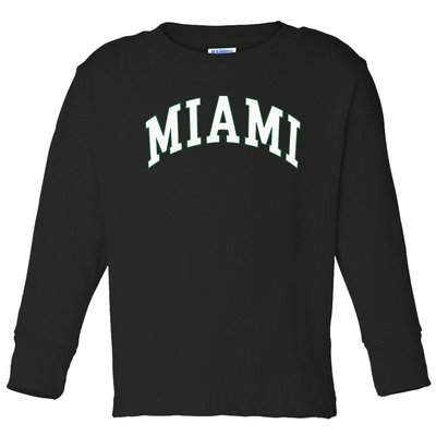 Miami Toddler Long Sleeve Shirt