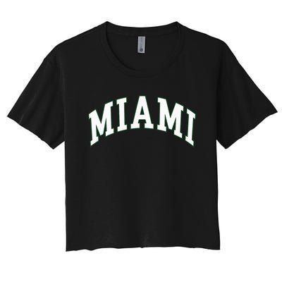 Miami Women's Crop Top Tee