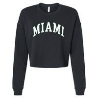 Miami Cropped Pullover Crew