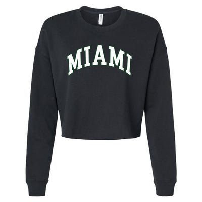 Miami Cropped Pullover Crew