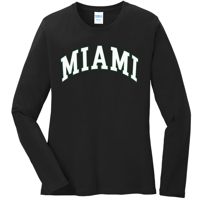 Miami Ladies Long Sleeve Shirt