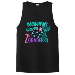 Mermaid MakingWaves In 2Nd Grade Second Grade Gift PosiCharge Competitor Tank