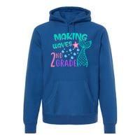 Mermaid MakingWaves In 2Nd Grade Second Grade Gift Premium Hoodie