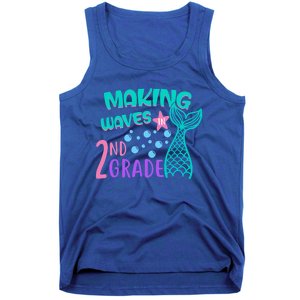 Mermaid MakingWaves In 2Nd Grade Second Grade Gift Tank Top