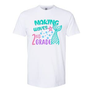 Mermaid MakingWaves In 2Nd Grade Second Grade Gift Softstyle CVC T-Shirt