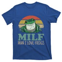 MILF Man I Love Frogs Funny Saying Frog Amphibian Lovers T-Shirt