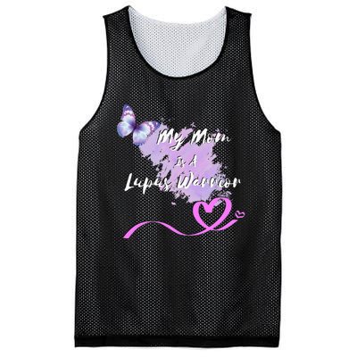 My Mom Is A Lupus Warrior Mesh Reversible Basketball Jersey Tank