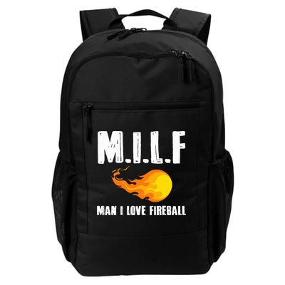 Man M I L F I Love F.I.R.E.B.A.L.L Daily Commute Backpack