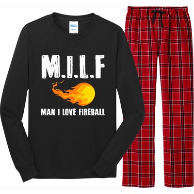 Man M I L F I Love F.I.R.E.B.A.L.L Long Sleeve Pajama Set