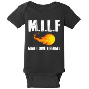 Man M I L F I Love F.I.R.E.B.A.L.L Baby Bodysuit