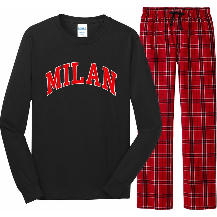 Milan Long Sleeve Pajama Set