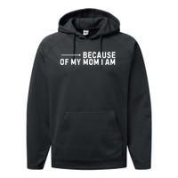 Mom Mom Is My Name Mom Mom Gifts Performance Fleece Hoodie