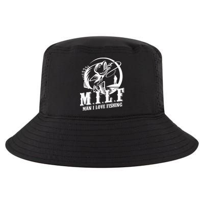 MILF Man I Love Fishing Funny Fisherman Fishing Gift Cool Comfort Performance Bucket Hat