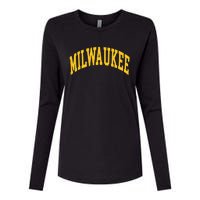 Milwaukee Womens Cotton Relaxed Long Sleeve T-Shirt