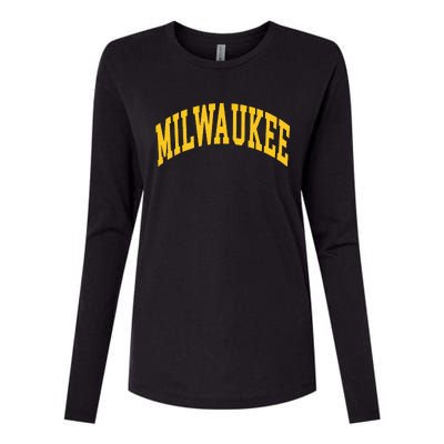 Milwaukee Womens Cotton Relaxed Long Sleeve T-Shirt