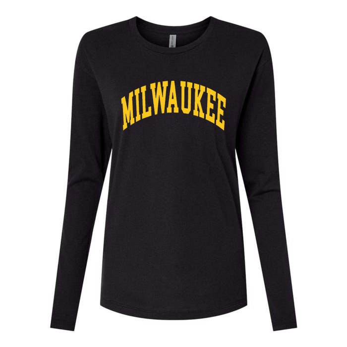 Milwaukee Womens Cotton Relaxed Long Sleeve T-Shirt