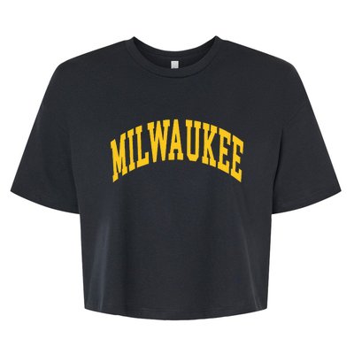 Milwaukee Bella+Canvas Jersey Crop Tee