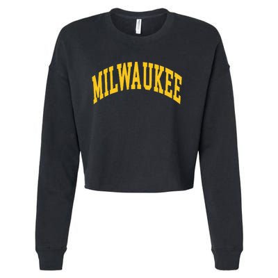 Milwaukee Cropped Pullover Crew