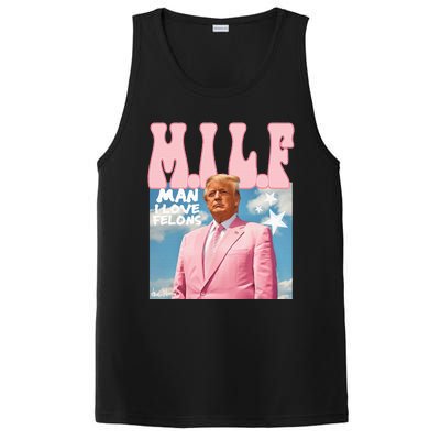 Milf Man I Love Felons Funny Trump 2024 For President PosiCharge Competitor Tank