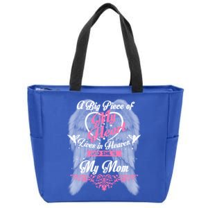 My Mom Is My Guardian Angel Lost Mom Meaningful Gift Zip Tote Bag