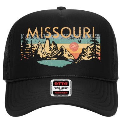 Missouri High Crown Mesh Back Trucker Hat